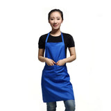 black color 63x70cm polyester classic design work apron kitchen apron with pocket couples apron