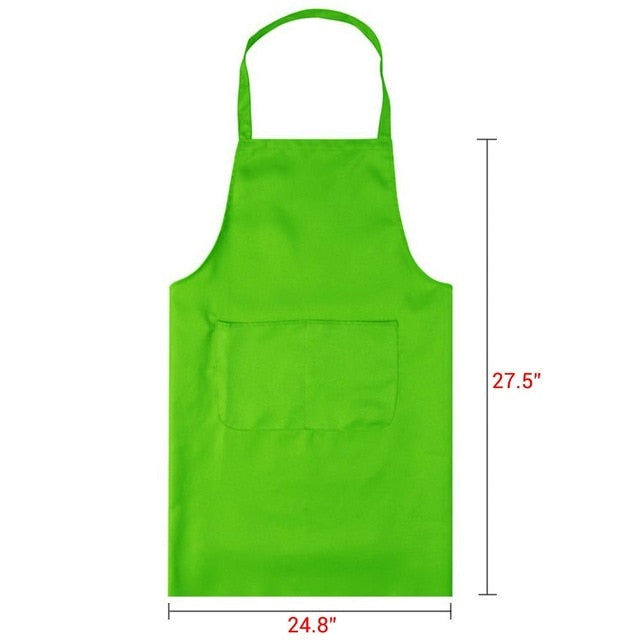 black color 63x70cm polyester classic design work apron kitchen apron with pocket couples apron