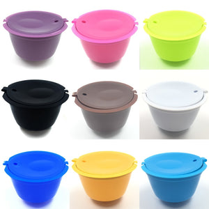 1Pcs 13 Colors Reusable Dolce Gusto Coffee Capsule,Plastic Refillable Compatible Dolce Gusto Coffee Filter Baskets Capsules