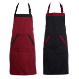 Catering Plain Anti-Fouling Women Man Kitchen Accessories Apron With Pockets Butcher Craft Baking Chefs Kitchen Cooking BBQ