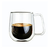 Double Coffee Mugs With the Handle Mugs Drinking Insulation Double Wall Glass Tea Cup Creative Gift Drinkware Milk