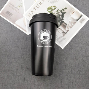 UPORS Premium Travel Coffee Mug Stainless Steel Thermos Tumbler Cups Vacuum Flask thermo Water Bottle Tea Mug Thermocup