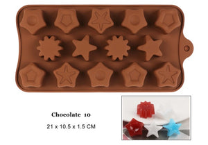 New Silicone Chocolate Mold 29 Shapes Chocolate baking Tools Non-stick Silicone cake mold Jelly and Candy Mold 3D mold DIY best