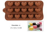 New Silicone Chocolate Mold 29 Shapes Chocolate baking Tools Non-stick Silicone cake mold Jelly and Candy Mold 3D mold DIY best