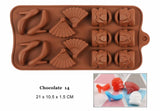 New Silicone Chocolate Mold 29 Shapes Chocolate baking Tools Non-stick Silicone cake mold Jelly and Candy Mold 3D mold DIY best