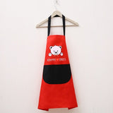 1Pcs Striped Waterproof Polyester Apron Woman Adult Bibs Home Cooking Baking Coffee Shop Cleaning Aprons Kitchen Accessory 46212