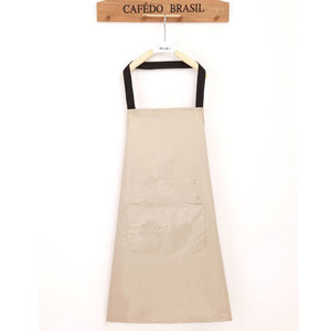 1Pcs Striped Waterproof Polyester Apron Woman Adult Bibs Home Cooking Baking Coffee Shop Cleaning Aprons Kitchen Accessory 46212