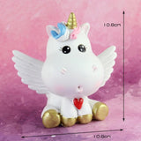 Rainbow Unicorn Cake Topper Birthday Wedding Cake Flags Cloud Balloon cake flag Birthday Party Baking Decoration Supplies