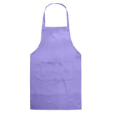 1PC Colorful Cooking Baking Apron Pure Color High Quality Plain Apron Pocket Sleeveless Aprons Kitchen Chef Waiter Cafe BBQ Tool