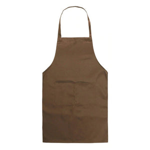 1PC Colorful Cooking Baking Apron Pure Color High Quality Plain Apron Pocket Sleeveless Aprons Kitchen Chef Waiter Cafe BBQ Tool