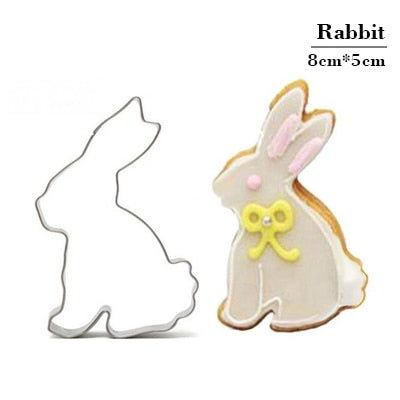 Children's Day Marine Life Cookie Cutter Stainless Steel Fondant Cutter Baking Cookie Mold Biscuit Mould Biscuit Printing Tools