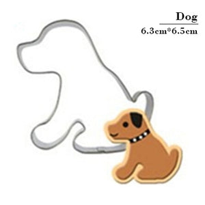 Children's Day Marine Life Cookie Cutter Stainless Steel Fondant Cutter Baking Cookie Mold Biscuit Mould Biscuit Printing Tools