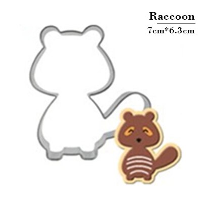 Children's Day Marine Life Cookie Cutter Stainless Steel Fondant Cutter Baking Cookie Mold Biscuit Mould Biscuit Printing Tools