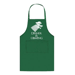 Cooking Apron Dinner Is Coming Game of Thrones Kitchen Baking BBQ  Apron  2 Front Pockets /3 Color Options Great for GOT fans