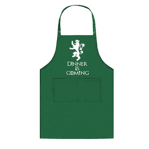 Cooking Apron Dinner Is Coming Game of Thrones Kitchen Baking BBQ  Apron  2 Front Pockets /3 Color Options Great for GOT fans